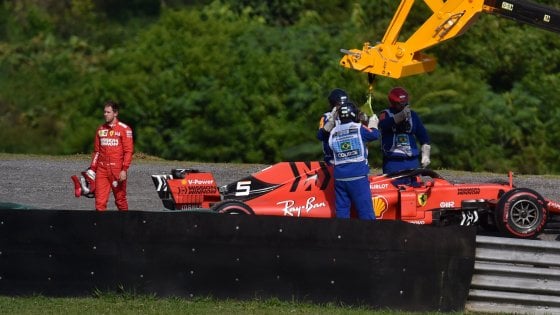 Vettel e Leclerc